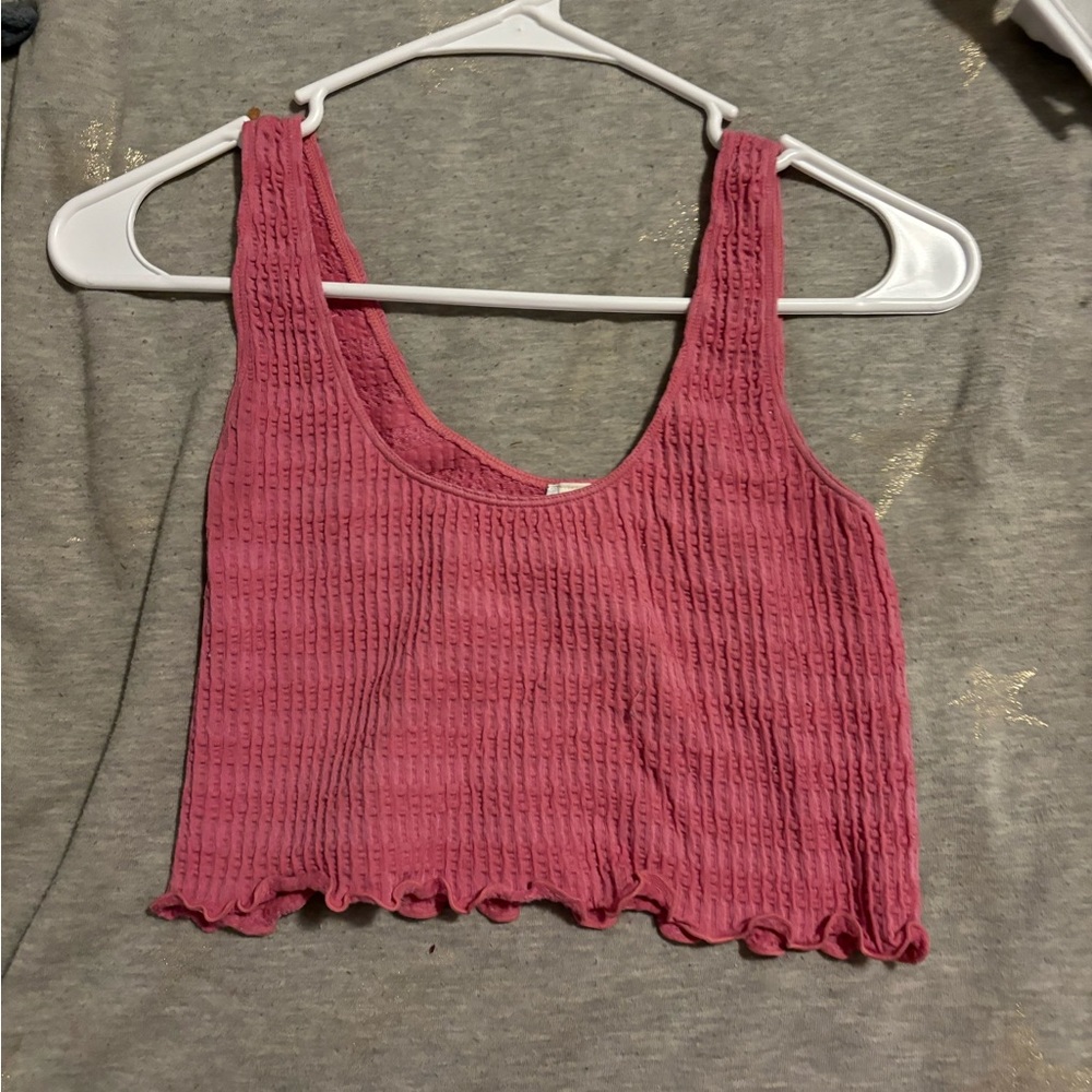 urban outfitters cropped tank top